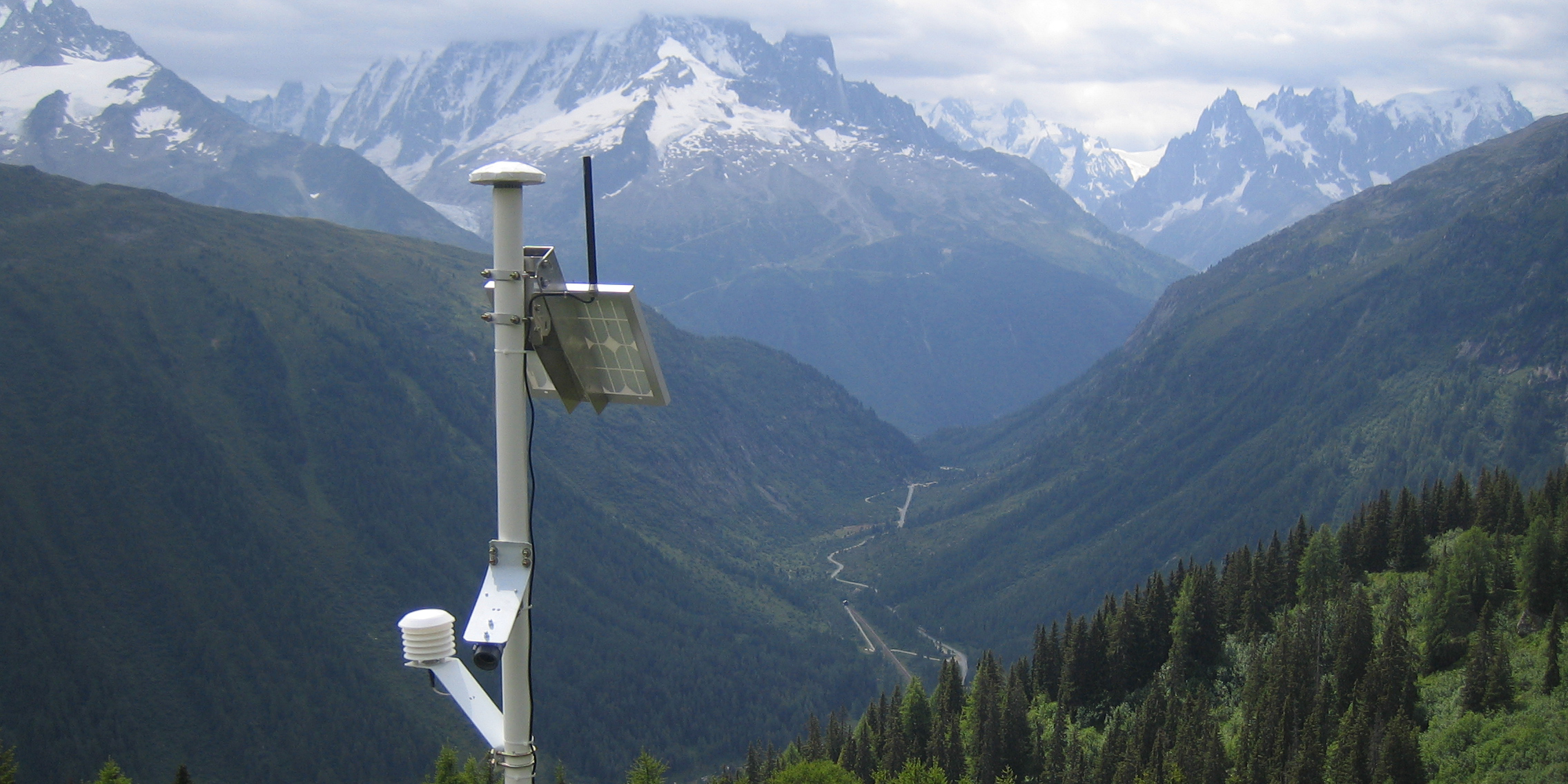 Station de mesure des températures Phénoclim à Loriaz © CREA Mont-Blanc
