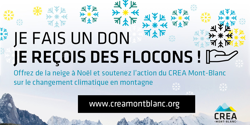 Campagne de dons de Noël du CREA Mont-Blanc 