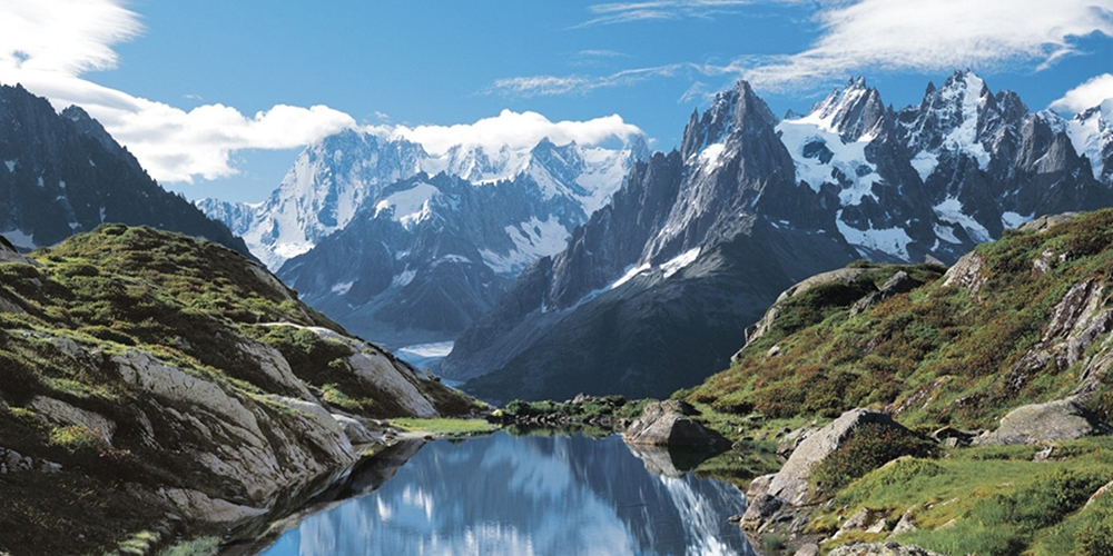 ñvolution des paysages géomorphologiques du Massif du Mont-Blanc © LRavanel