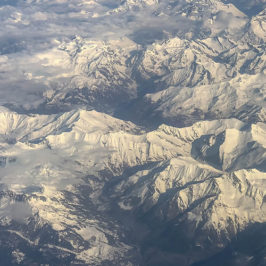 Strucutre du massif alpin, vue du ciel © Marco Verch cc