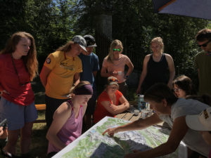 Localisation du site d'observation de l'après-midi © CREA Mont-Blanc